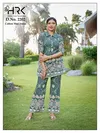 HRK 2202 Viscose Printed Western Ladies Cord Set Wholesale Shop In Surat